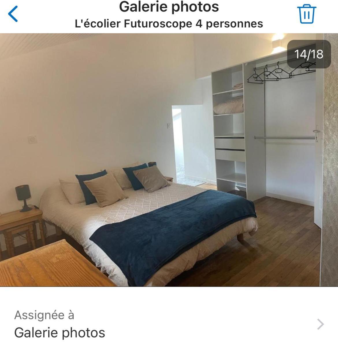L'Ecolier Futuroscope 4 Personnes Daire Beaumont  Dış mekan fotoğraf